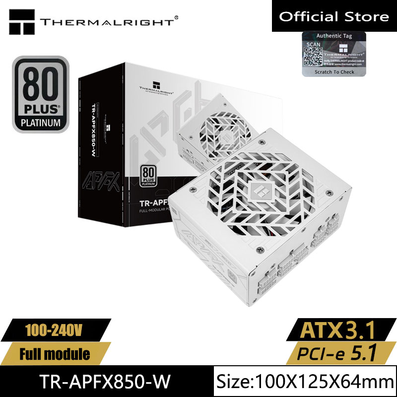 1000W White Modular Power Supply - Thermalright TR-APFX850/1000-W Biały zasilacz do obudowy