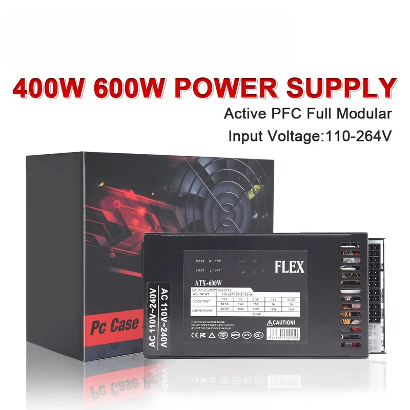 Flex Atx Power Supply 600W 1U - Zasilacz CHJJULONGFENGBAO ATX 400W 600W Full