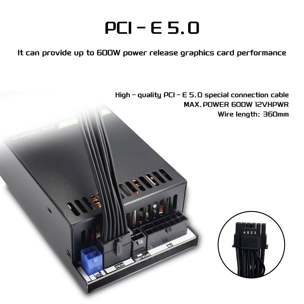 Zasilacz ATX 3.0 PCI-E Gen5 Fl – Flex Atx Power Supply 600W 1U recenzja i cena